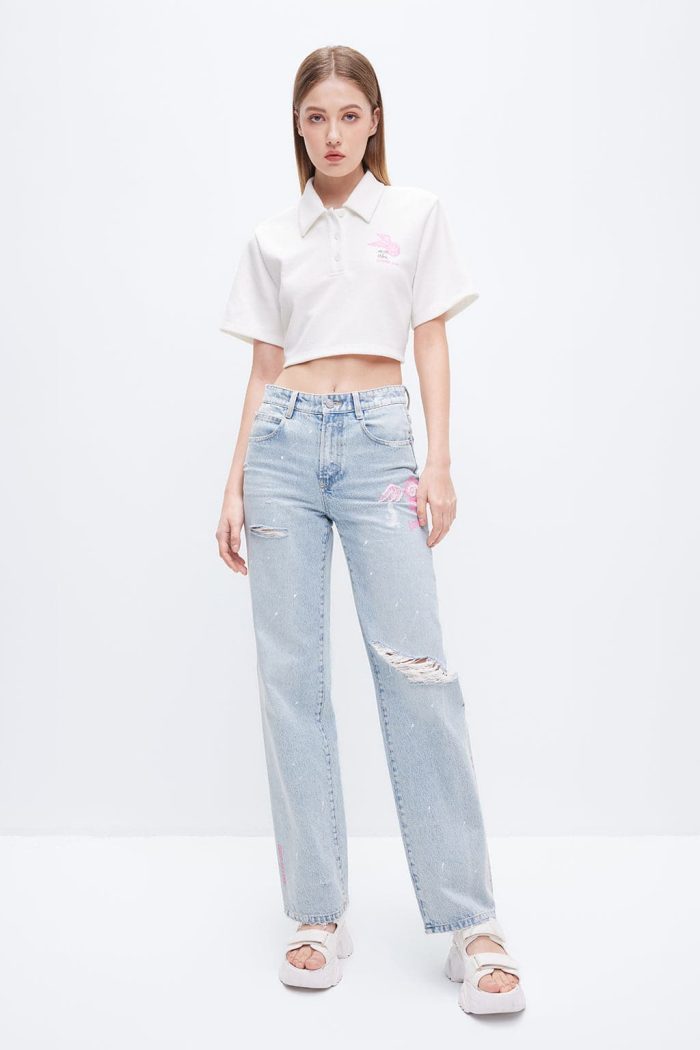 Miss Sixty x ANDRÉ SARAIVA Capsule Collection Ripped Jeans